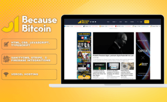 Because Bitcoin Landing Page